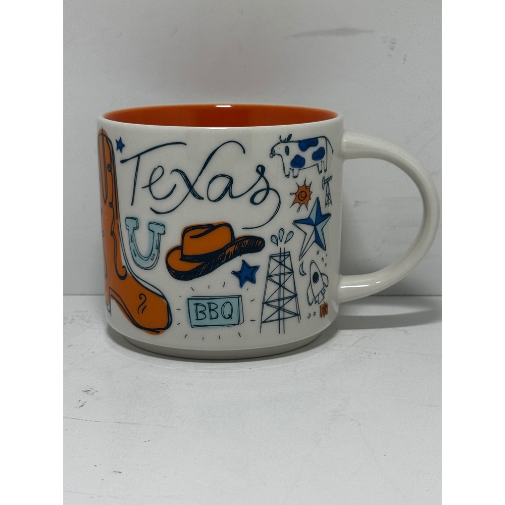 Starbucks Been There Series Texas Mug Across the Globe Collection 14oz Ceramic